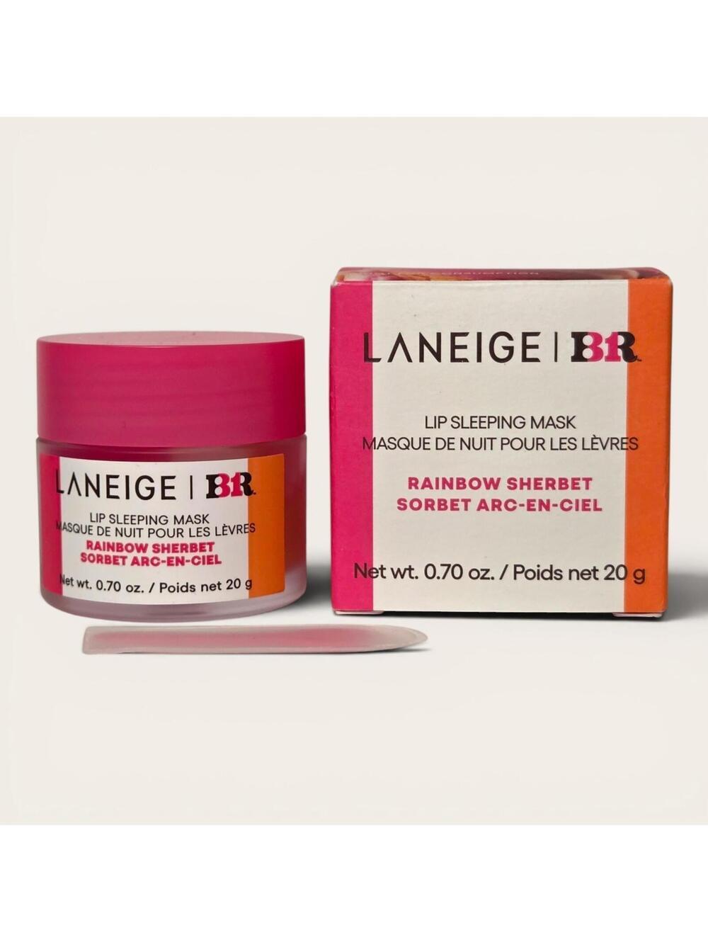 Laneige x Baskin Robbins Limited Edition "Rainbow Sherbert " Lip Sleep Mask-NIB